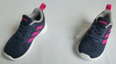 Toddler Sz 5K Trace Blue Shock Pink Adidas Lite Racer CLN I Running Shoes BB7053 - Image 1 of 4