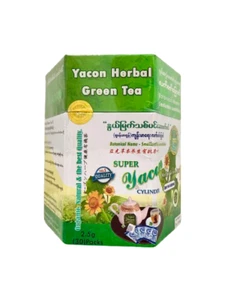 Yacon Myanmar Herbal Green Tea 75G (2.5g x 30 Packs) - Myanmar Burma Tea - Picture 1 of 5