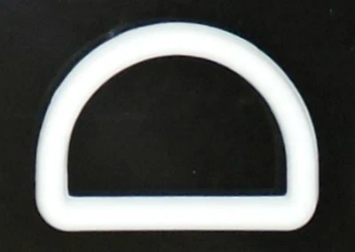 Alta Calidad Plástico Blanco Anillas D Ligero Tamaño a Elegir Y Cantidad,Arte - Imagen 1 de 2