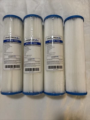 Hydronix SPC-25-1005 Universal Whole House Sediment Pleated Water Filter - Image 1 of 4