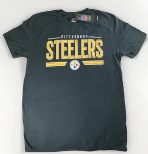 Pittsburgh Steelers Hombre Majestic Camiseta Mediana Negra - Imagen 1 de 5