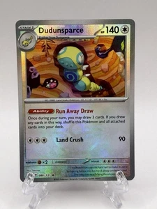 Dudunsparce (Master Ball Pattern) 080/131 Sv: Prismatic Evolutions Rare Holo NM - Picture 1 of 5