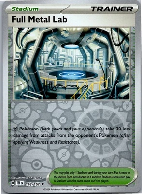 Full Metal Lab - SV05: Temporal Forces 148/162 - Uncommon - NM Pokémon TCG - Image 1 of 2