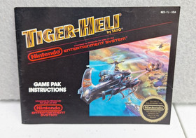 Manual de instrucciones Tiger-Heli solo Nintendo NES