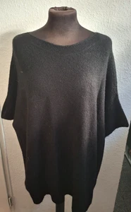 Italy Feinstrick Pullover Pulli Mohair Gröss 36,38,40,42,44,46,48,50 schwarz P66 - Bild 1 von 3