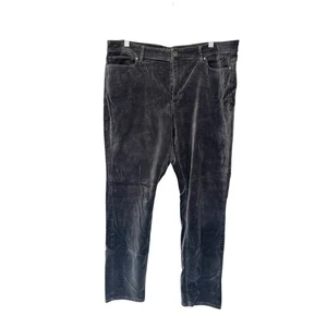 J. Jill Hose Plus grau Samt lässig Alltag gerades Bein Größe 16 - Bild 1 von 10