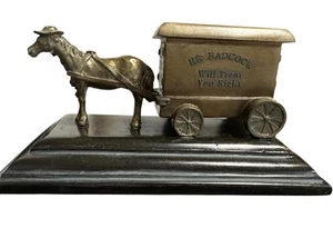 Badcock Wohnmöbel 100 Jahre 1904-2004 Lieferung Pferd & Wagen Halloween Deko - Bild 1 von 8