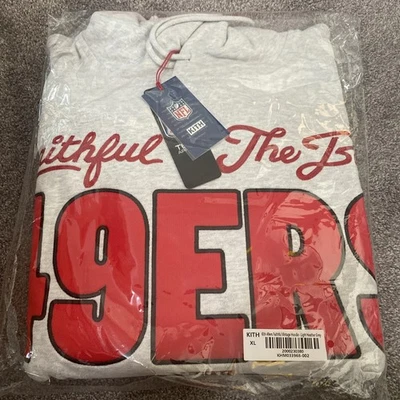 Sudadera con Capucha Kith for the NFL San Francisco 49ers Faithful Vintage KHM033968-002 Talla XL Foto 1 de 4