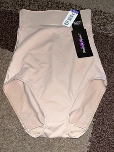 Neu mit Etikett Naomi & Nicole beige elegante Lösungen hoch tailliert fest formender Slip SM $ 38 - Bild 1 von 2