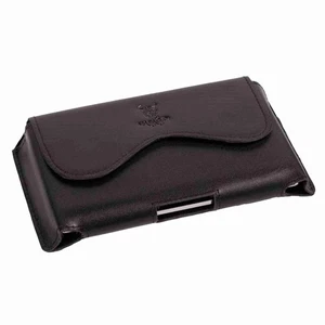 Apple iPhone 16 / 16 Pro / 16e / 15 / 15 Pro / 14 / 13 / 12 11 Lederetui Schwarz - Bild 1 von 5