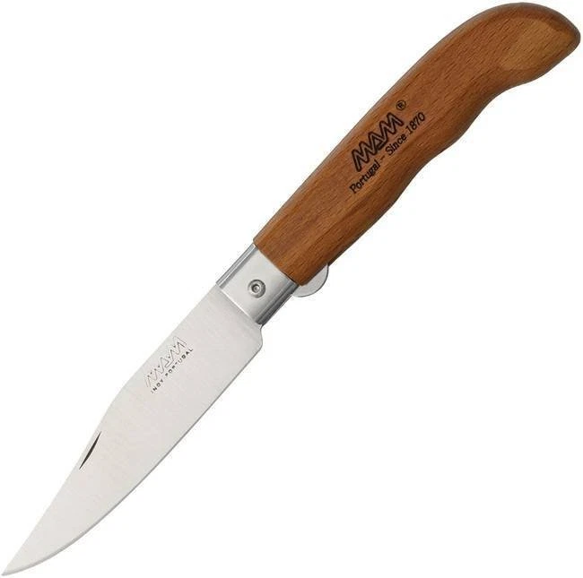 Cuchillo Plegable Deportivo MAM Hoja de Acero Inoxidable Marrón - 2046 ANILLO DE PLATA CON CAJA Foto 1 de 1