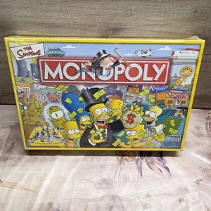 The Simpsons Monopoly Board Game Parker Games Retro 2003 - New & Sealed RARE - Picture 1 of 10