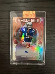 2024 Donruss Elite Passing The Torch SP Anthony Richardson Colts Auto /99 🔥🔥 - Picture 1 of 1