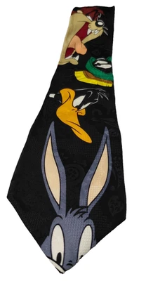 Corbata Looney Tunes Mania Vintage 1995 Warner Bros. Corbata de personaje de dibujos animados PlzRd Foto 1 de 4