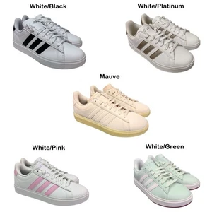 Adidas Women's Lace Up Grand Court 2.0 Cloudfoam Lifestyle Low-Top Shoes - Picture 1 of 32