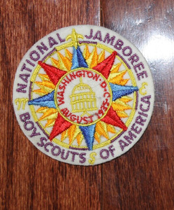 Vintage Scout Patches Boy Scout  1935 National Jamboree Washington DC 1980s