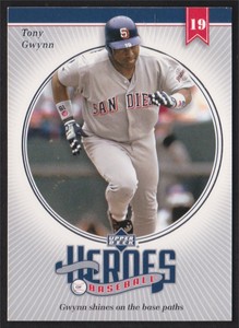 2002 Upper Deck Heroes of Baseball Tony Gwynn #HTG3 Tony Gwynn San Diego Padres