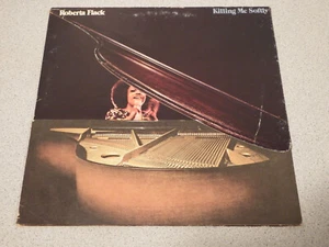 ROBERTA FLACK Killing Me Softly 1973 Vinyl LP Die-Cut Cover Atlantic SD 7271 - Picture 1 of 3