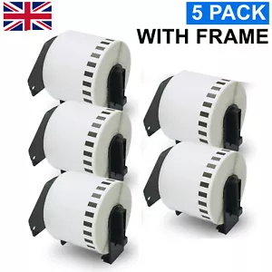5X ETIKETTEN PASST DK22205 BROTHER QL560 QL700 QL570 QL720NW QL710W QL710W DRUCKER - Bild 1 von 6