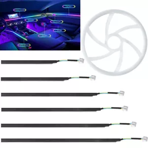 Lámpara de ambiente para automóvil 22 en 1 RGB Symphony tira de luz LED altavoz accesorios ambientales - Imagen 1 de 25
