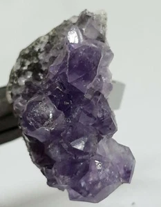 ANELLO con DRUSA di AMETISTA 13 Pietra Naturale Misura regolabile Cristallo gem - Imagen 1 de 3