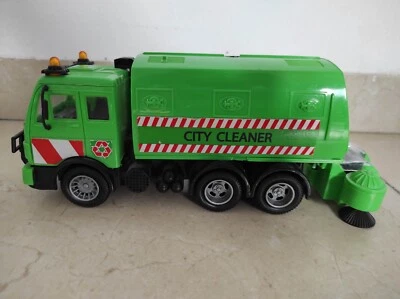 model clean city car truck cleanning Toy Action plastic kid kit green big size - Image 1 of 4