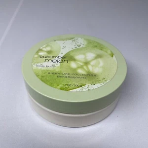 Bath & Body Works Cucumber Melon Body Butter 7 oz Signature Discontinued - Picture 1 of 4