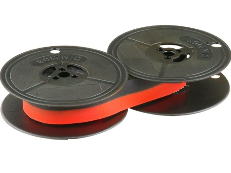 Farbband für DIN 32755 - 53mm Durchmesser - schwarz/rot -Farbbandfabrik Original