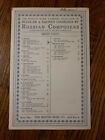 RARE VINTAGE 1917  10x7  "Chrubim Song" Music Sheet