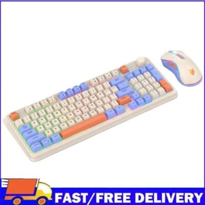 K82 Gaming Keyboard 94 Keys with Mouse Wired Keypad for Laptop (Lake blue set) - Afbeelding 1 van 10