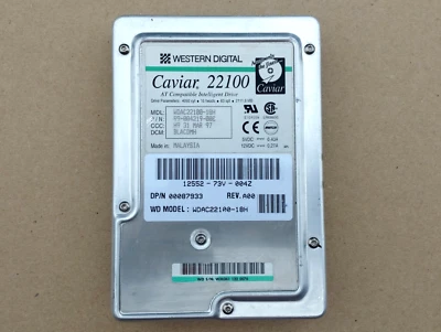 IDE-HDD Western Digital - Caviar 22100 | 2GB | harddisk drive vintage retro - Bild 1 von 4