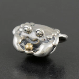 Auténtico Pandora Plata de Ley 925 14k Cangrejo Feliz Cuentas Náuticas Dije 791135 - Imagen 1 de 1