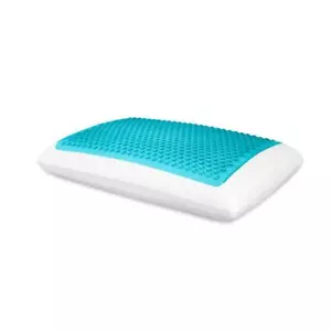 Comfort Revolution Bed Pillows Cooling Gel Memory Foam Standard Pillow White - Picture 1 of 10