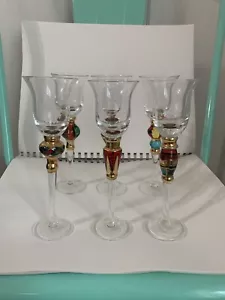 Artland Splendor Collection Handcrafted Cordial Jewel Stems GlassesSet of 6 - Picture 1 of 7