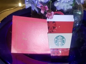 Starbucks Karte 2013 rote Tasse Geschenkkarte mit Umschlag NEU - Bild 1 von 2