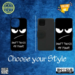 Funda iPhone "No toques mi teléfono" #2024 #Art #iPhone 15 #0162 - Imagen 1 de 7