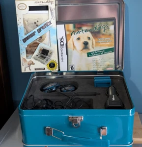 Nintendo DS Nintendogs Metal Collector Tin 2008 w/ Lab & Friends Game No Console - Picture 1 of 16