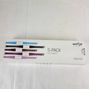 NEU - World HELO LX Bands, 5er Pack, verschiedene Farben Armband - Bild 1 von 7