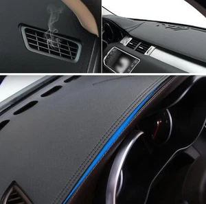 For Subaru Outback 2015-2019 black Leather Dash Mat Dashboard Cover Dashmat Pad - Foto 1 di 8