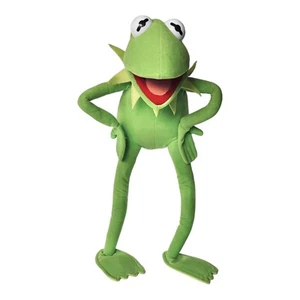 KERMIT the Frog Plush Poseable Bendable Wired Henson Muppets 17” Hard Eyes Meme - Bild 1 von 12