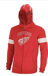 NHL Youth Detroit Red Wings, Full Zip, Helmet Masker Hoodie, Red . Primary Logo - Picture 1 of 11