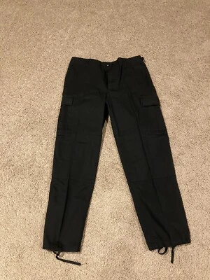 Mens Tactical Force By APG Black Uniform Pants Size Large Regular - Image 1 of 4