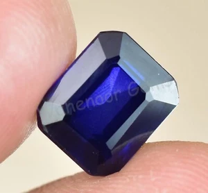 AAA+ 5.30 Ct Natural Arkansas Blue Benitoite Certified Rare Loose Gemstone - Picture 1 of 5
