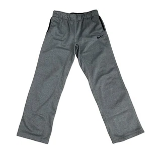 Nike Dri Fit Gray Therma All Time Fleece Pants Youth Girls Large - Picture 1 of 7
