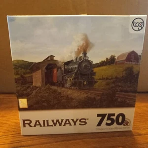Locomotive 2 Railways 750 Jigsaw Puzzle TCG - Picture 1 of 7