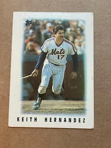 Keith Hernandez 1986 Topps Mini #53 vg ex New York Mets - Picture 1 of 2