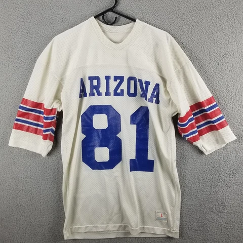 Vintage 60's Champion Arizona Wildcats Football Jersey #81 Large Mesh RN 26094 Cover