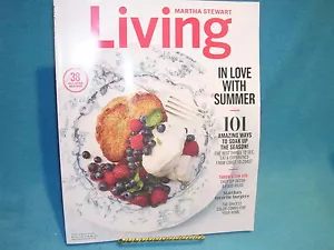 Martha Stewart Living July/August 2016 I Love With Summer 101 Ways Soak Season - Imagen 1 de 2