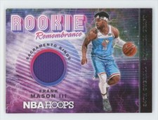 Frank Mason III 2018-19 NBA Hoops Rookie Remembrance Jersey #RR-FM Sacramento