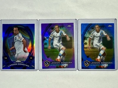 2014 Topps Chrome MLS Landon Donovan In Form Refractor, Blue/Purple Refractor - Image 1 of 2